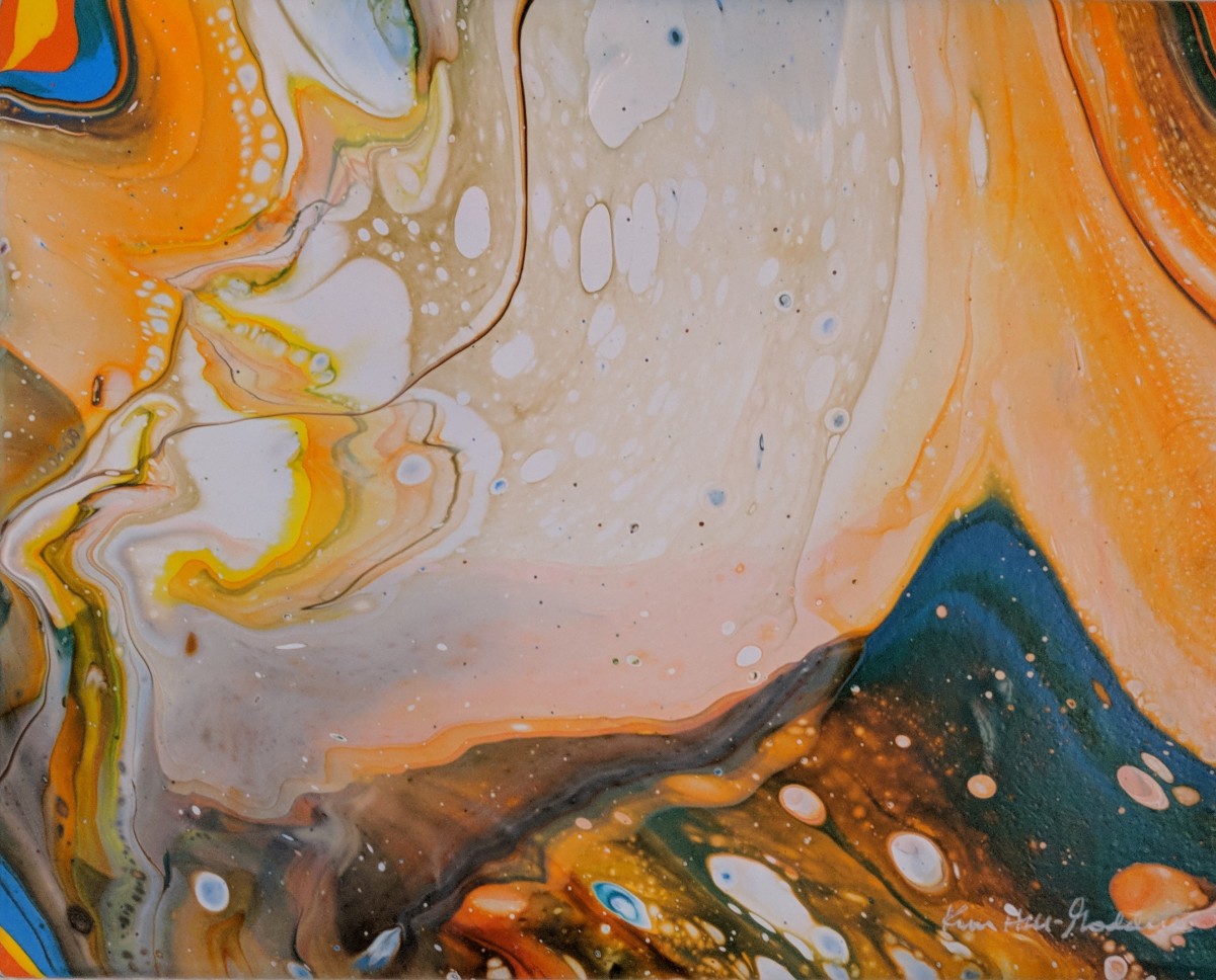 Untitled Orange (#0072) by Kim Hill-Goddette 