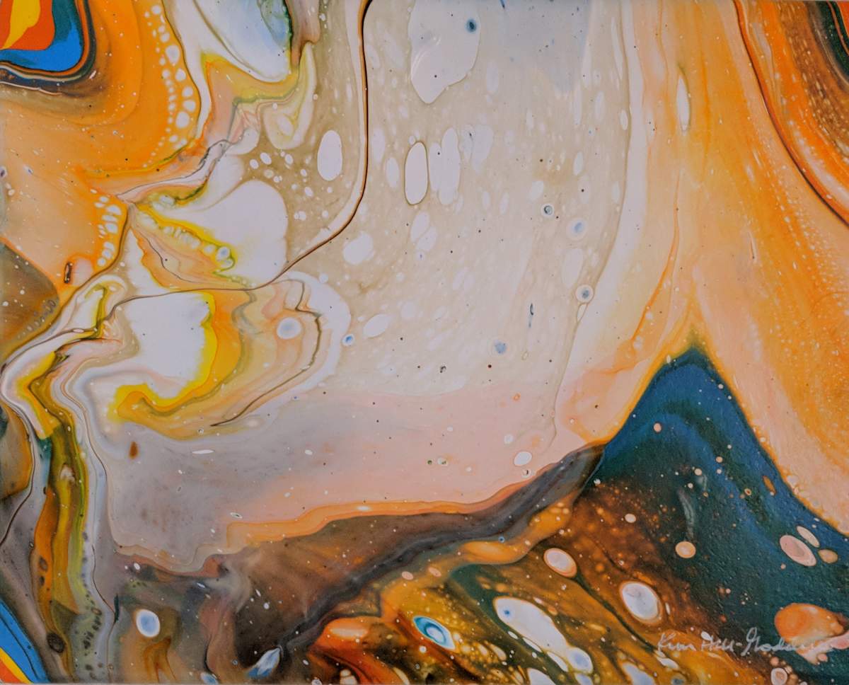 Untitled Orange (#0072) by Kim Hill-Goddette, Image 1.