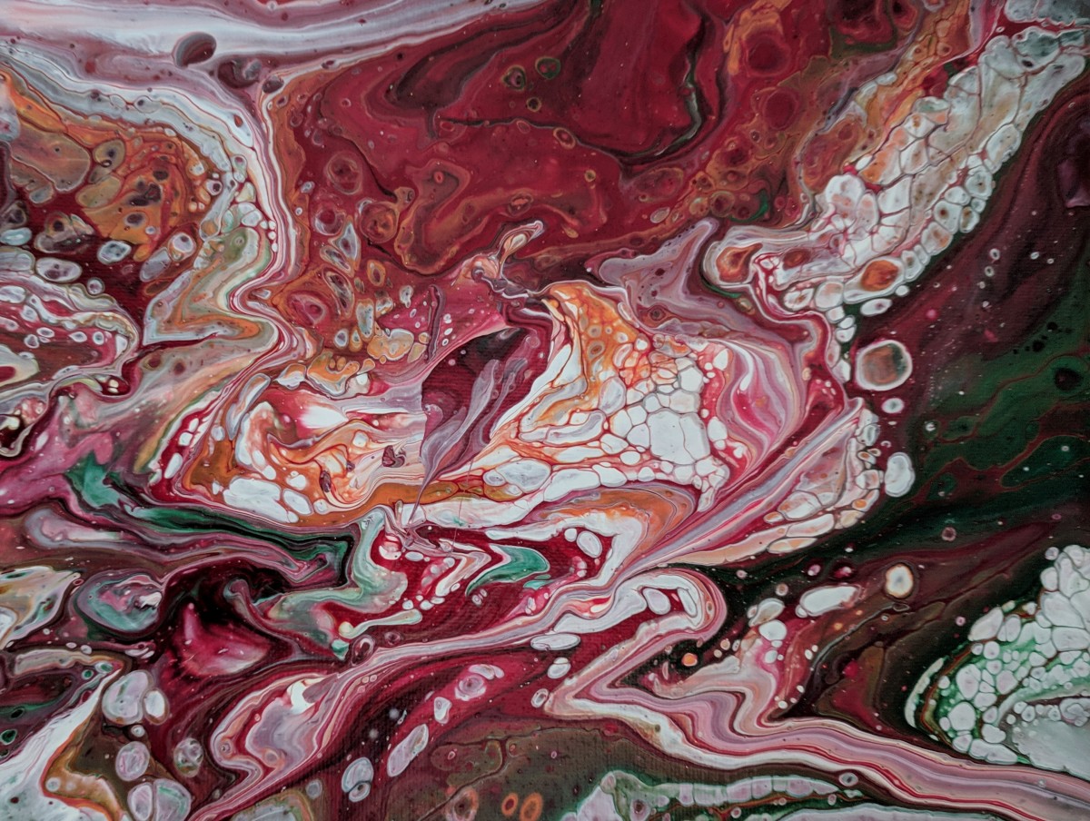 Untitled Red (#0047) by Kim Hill-Goddette 