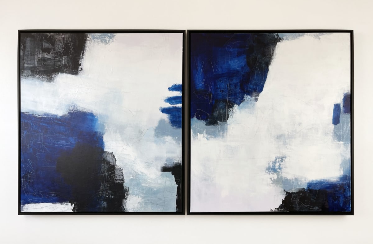 Glenrose Blue - Diptych 
