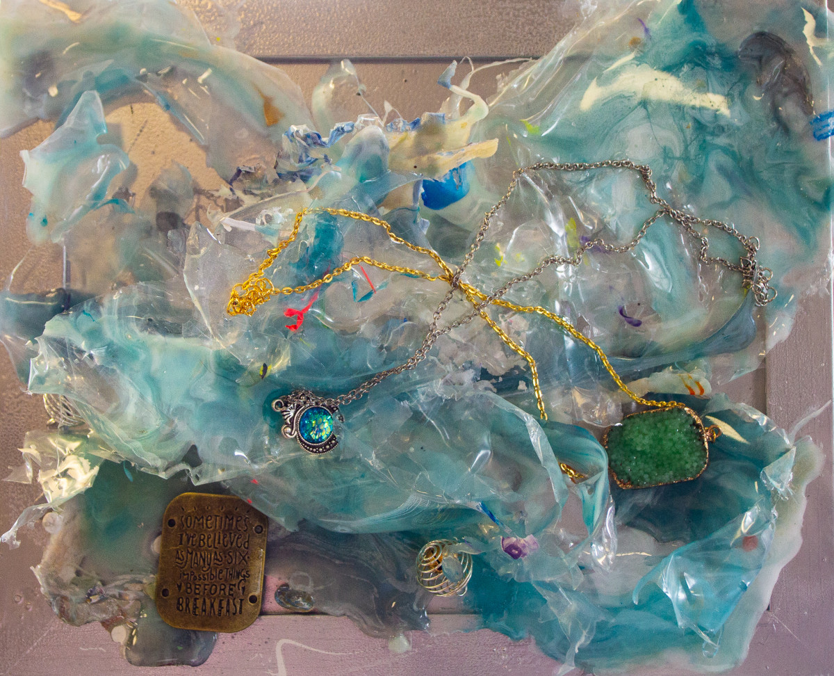 Blue (Framed) by Marlynn Rutenberg 