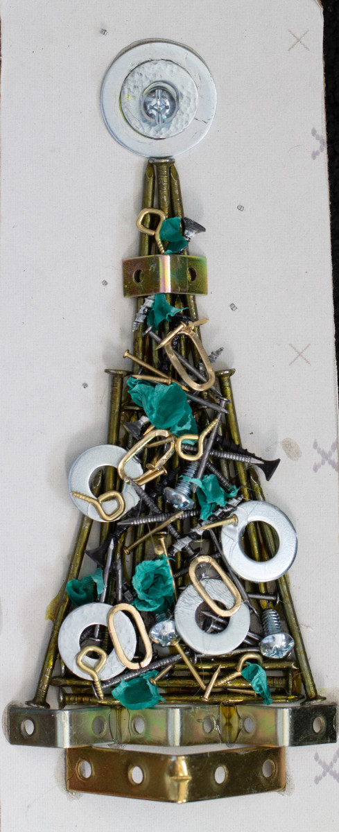 Christmas Tree 2018 Metal by Marlynn Rutenberg 