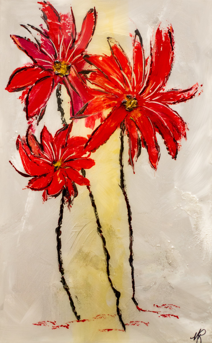 Red Flowers, What Else Would You Expect it to be Called by Marlynn Rutenberg 