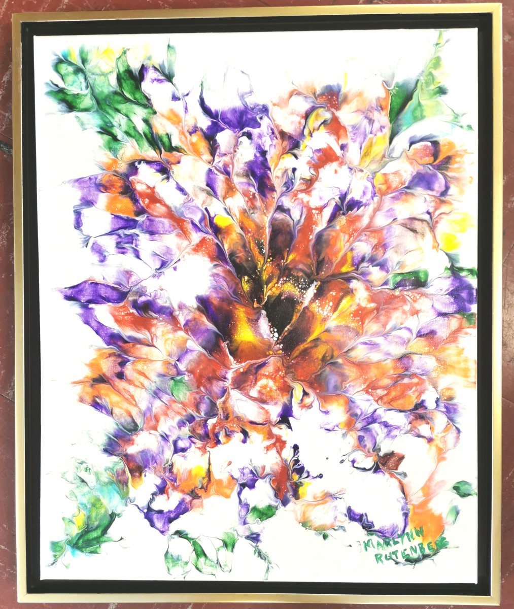 BOTANICALS, ONE (Framed) by Marlynn Rutenberg 