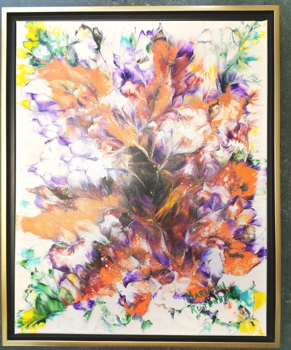 BOTANICALS, SIX (Framed) by Marlynn Rutenberg 