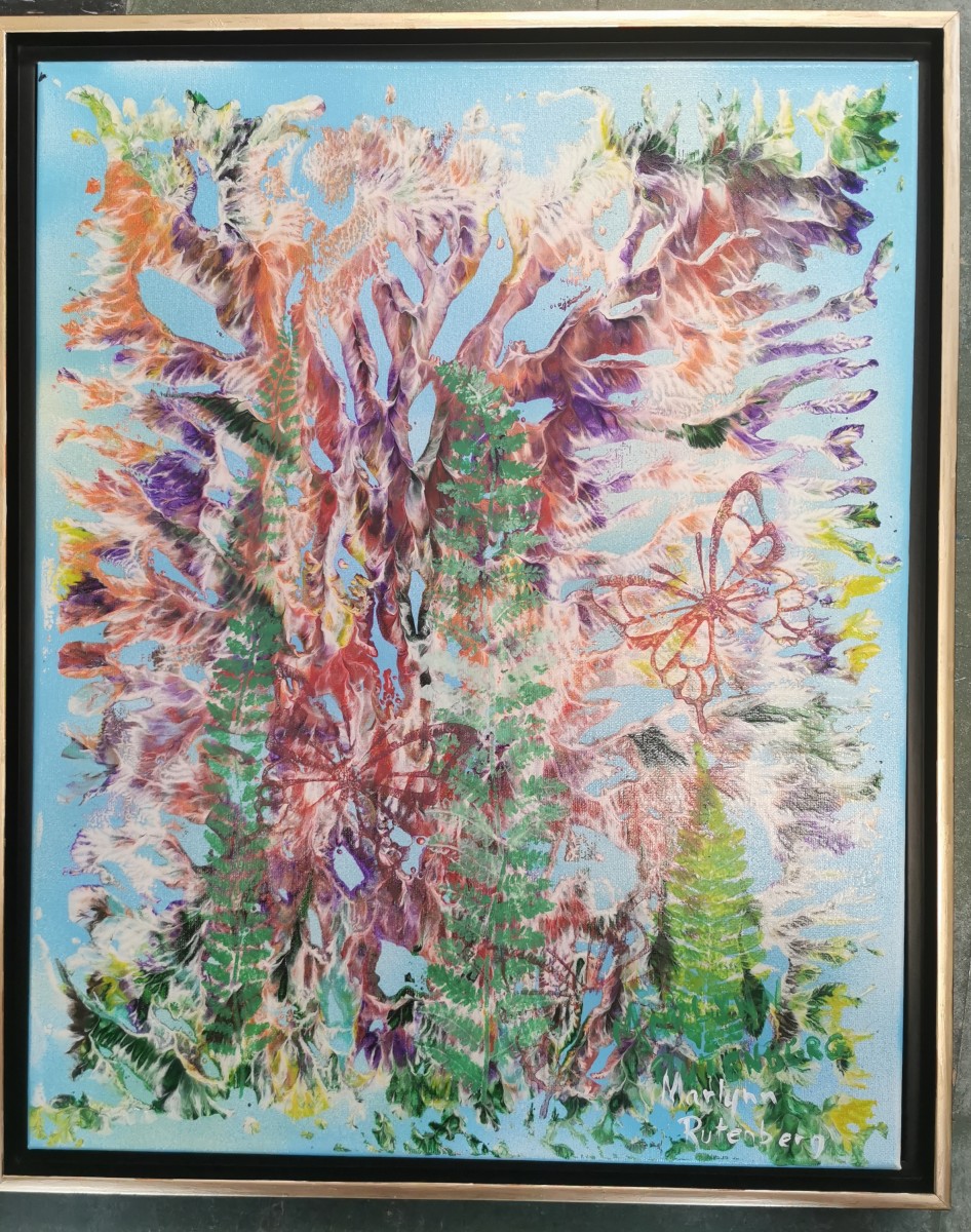 Botanicals, Two (Framed) by Marlynn Rutenberg 