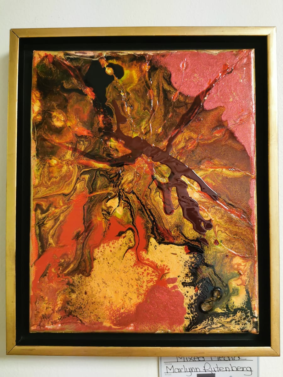 Dragon Fire (Framed) by Marlynn Rutenberg 
