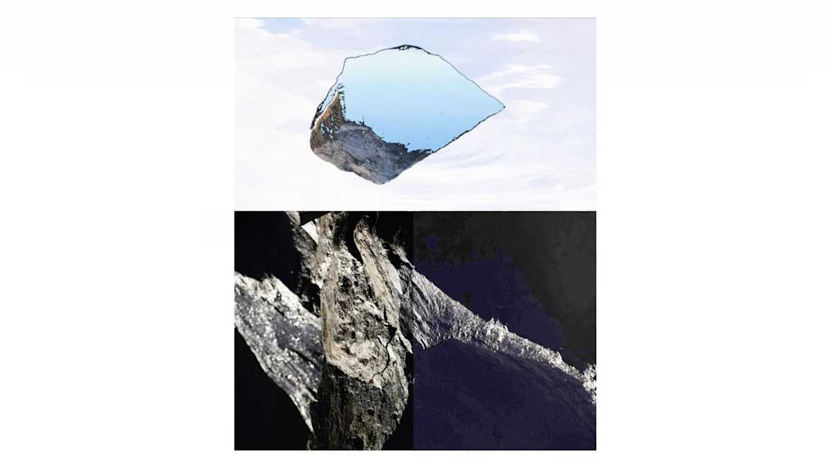 STARS AND SUN by Tom Richard  Image: Video on a display screen