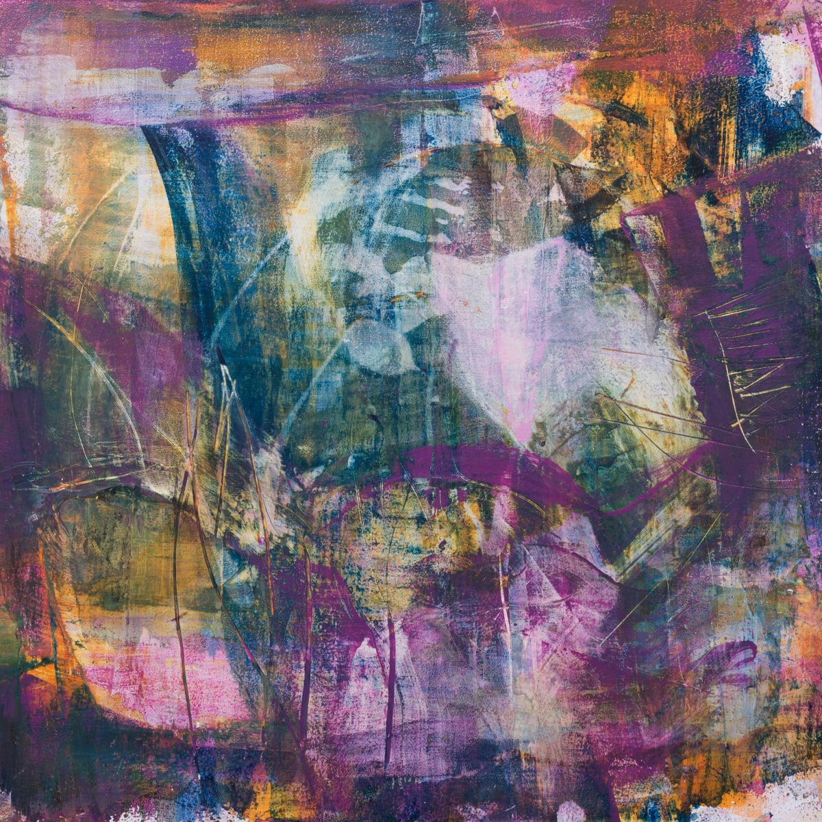 Moment no 38 / Chwila nr 38 by Dorota Lapa-Maik  Image: Dorota Łapa-Maik, Moment no 38 / Chwila nr 38, acrylic on panel / akryl na płycie, 2022