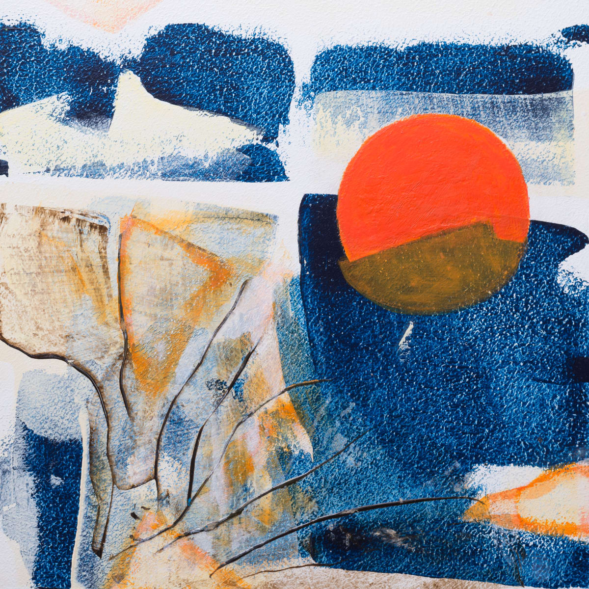 Moment no 58 / Chwila nr 58 by Dorota Lapa-Maik  Image: Dorota Łapa-Maik, Moment no 58 / Chwila nr 58, acrylic on panel / akryl na płycie, 2022