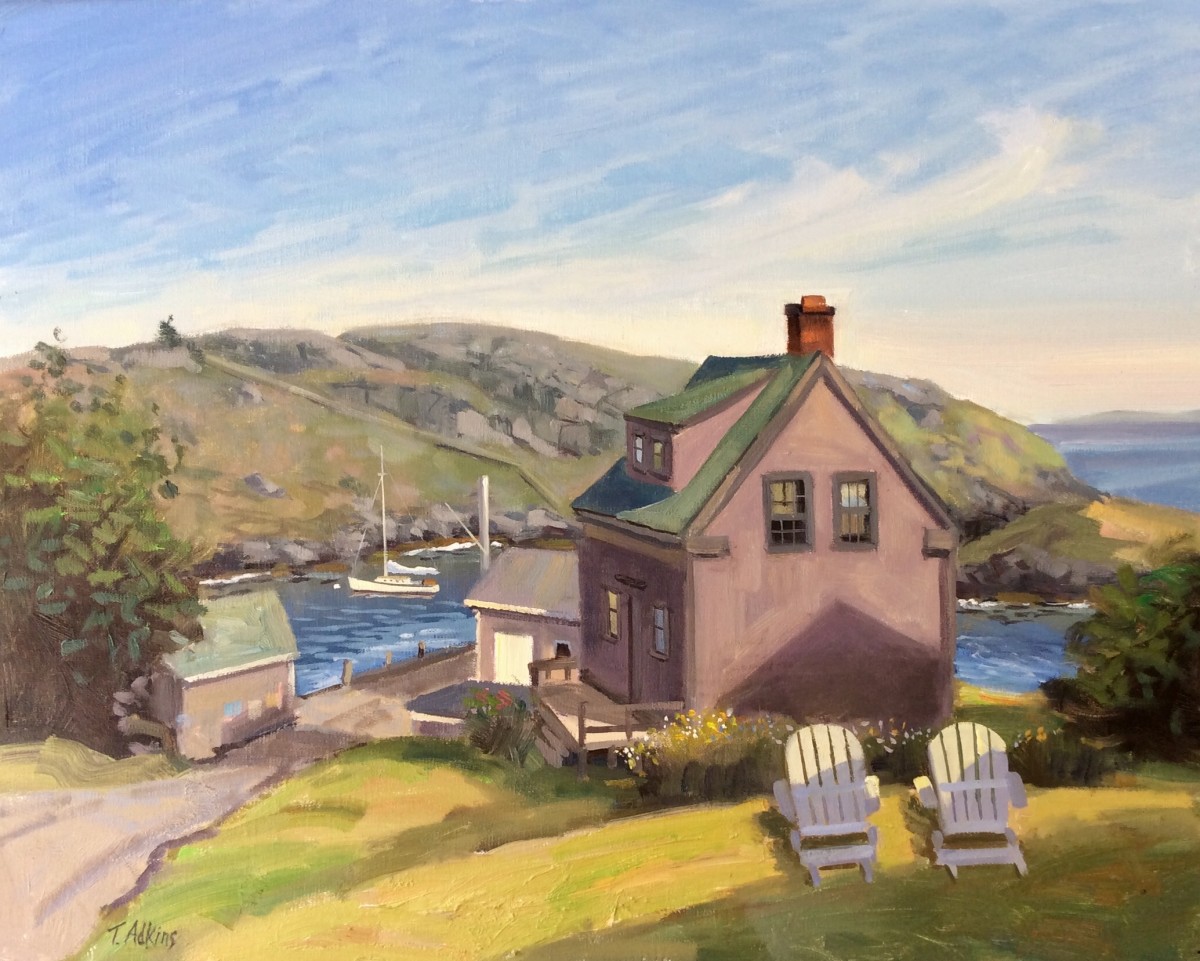 Early Morning Monhegan by Thomas Adkins 