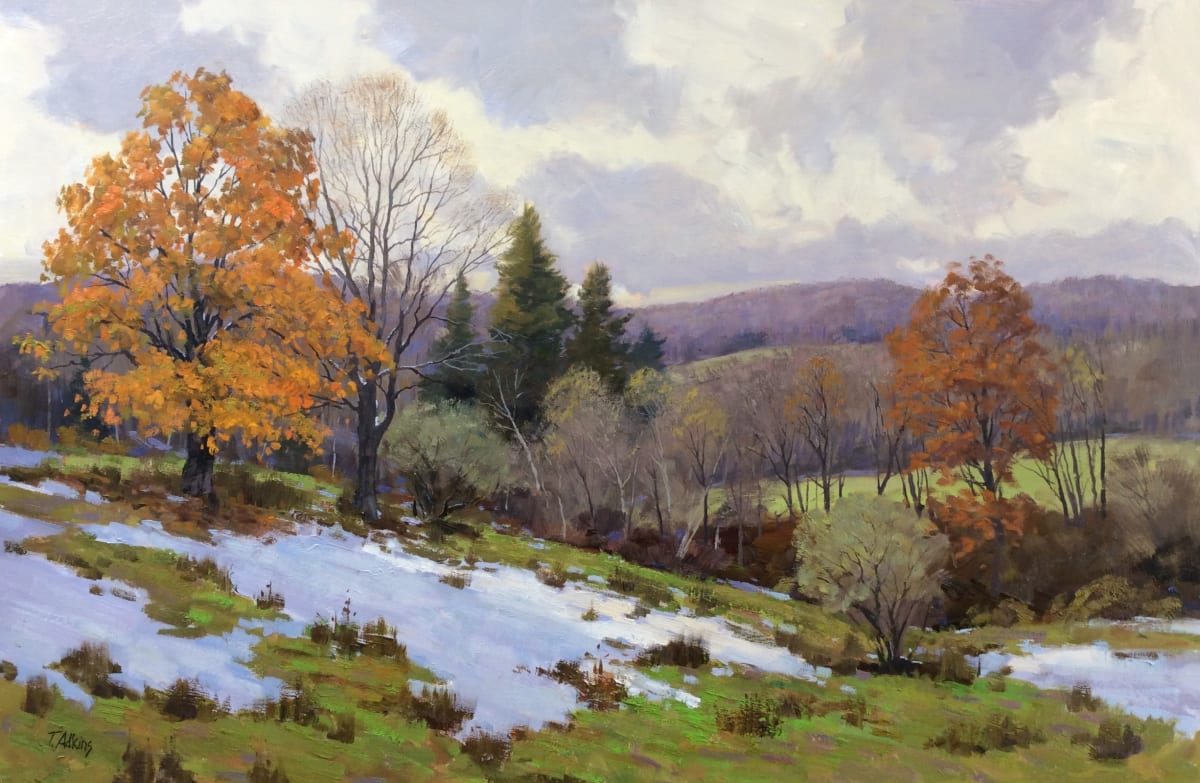 First Snow by Thomas Adkins 