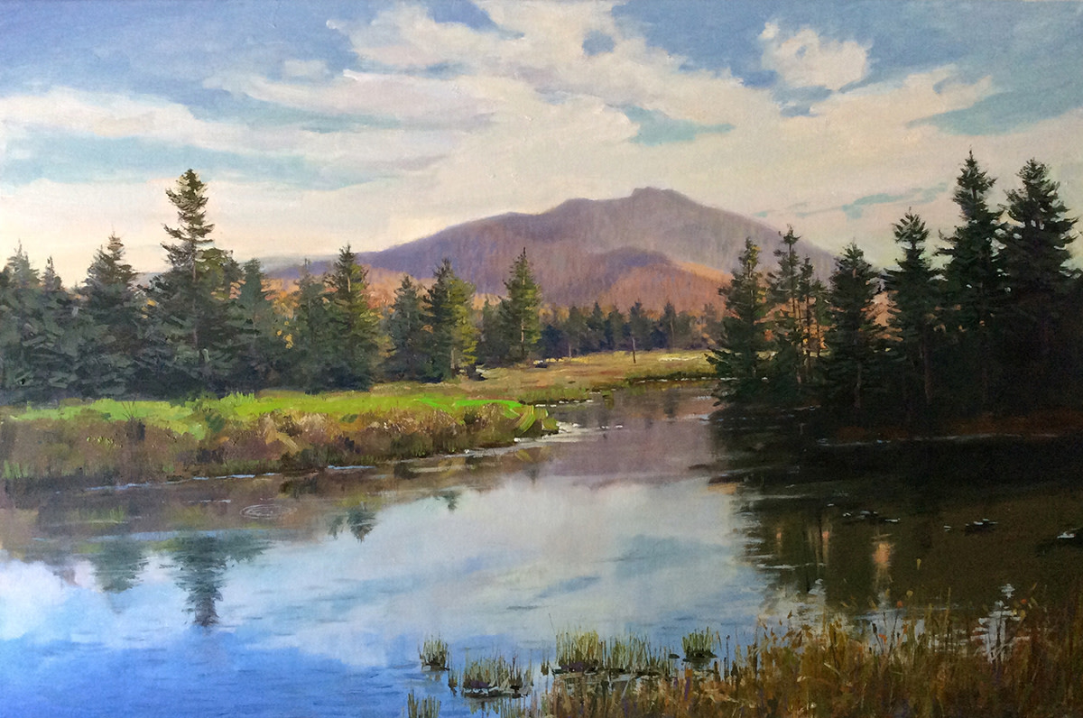 Mount Mansfield Reflections by Thomas Adkins 