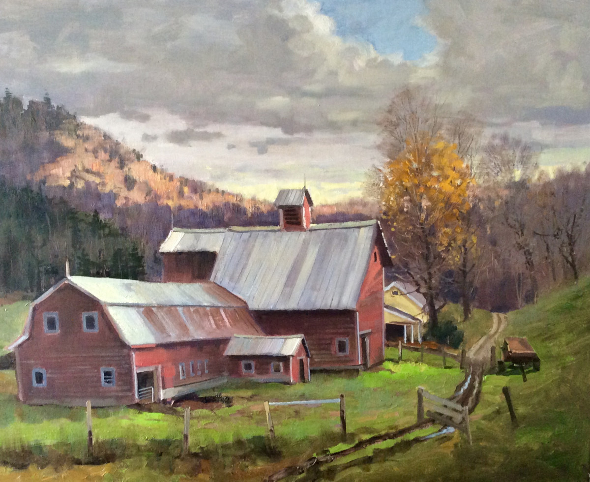 Vermont Sheep Farm by Thomas Adkins 