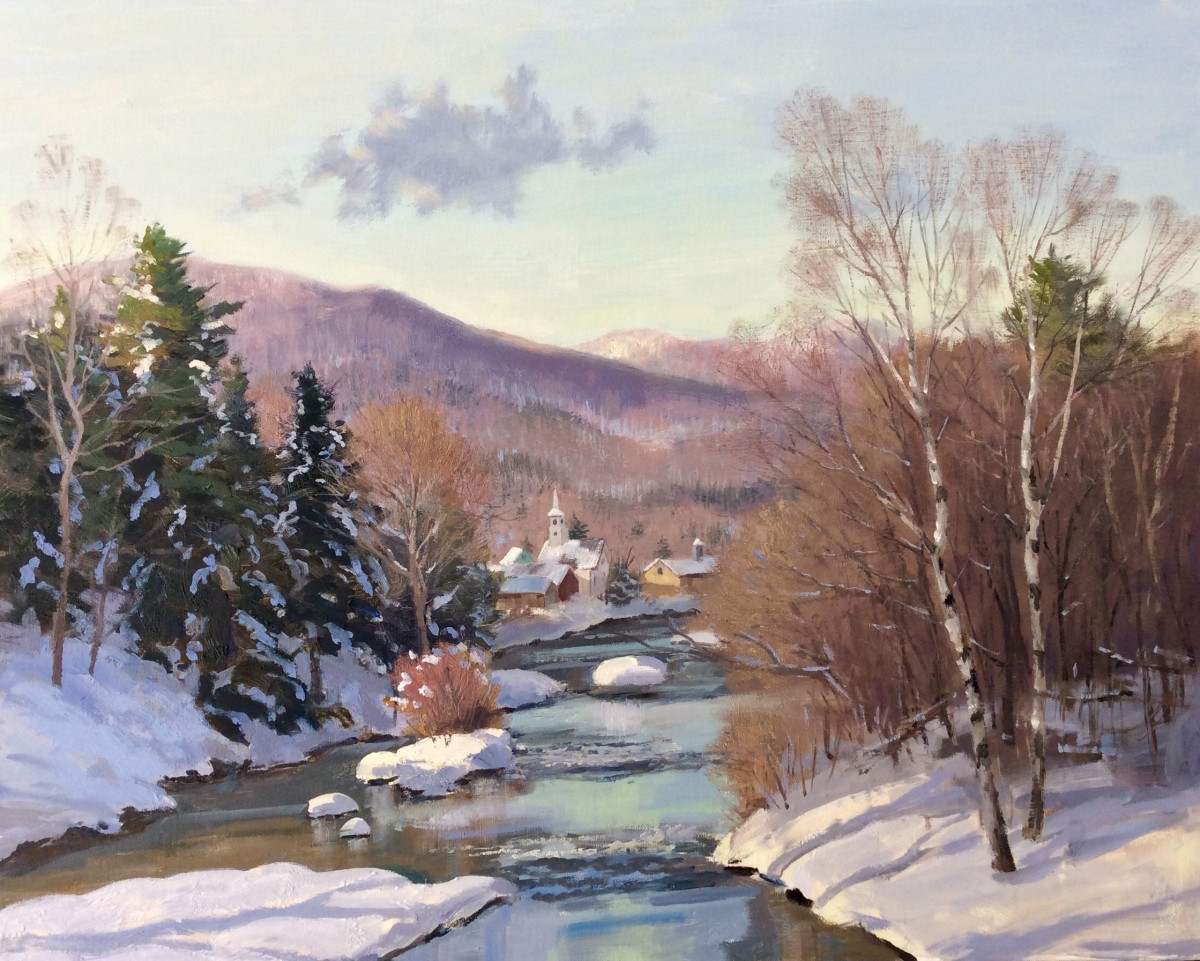 View to Johnson, VT by Thomas Adkins 