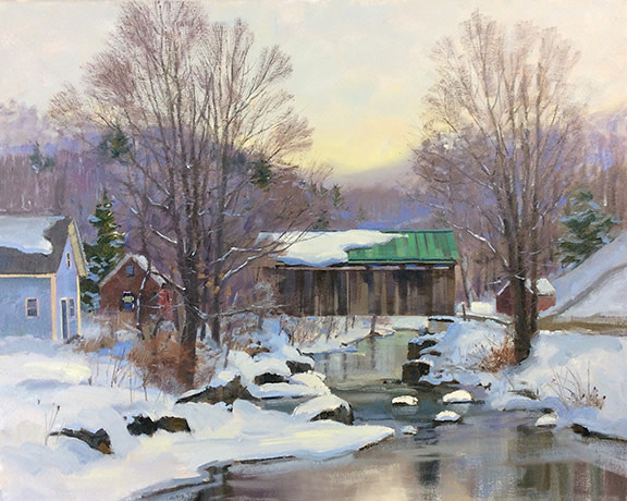 Snowy Winter by Thomas Adkins 