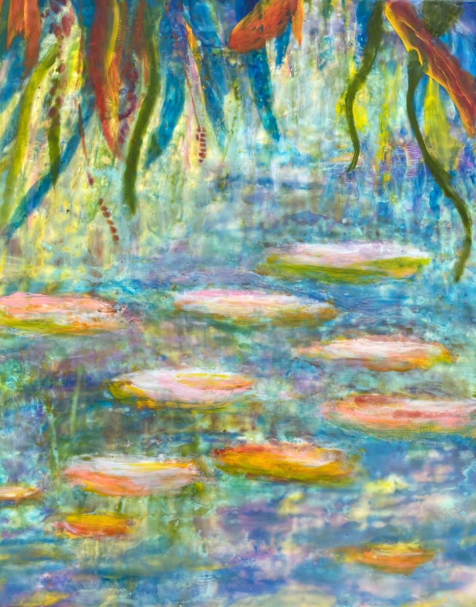Full of Wonder by Linda Robertson  Image: I'm originally from Hawai'i and try to get back home as often as I can. I have a favorite pond there where water lilies grow surrounded by tropical foliage. It a strange juxtaposition after seeing so many images of classic water lily paintings. I haven't yet been able to visit Monet's garden in Giverny, but this will do nicely until I get there.