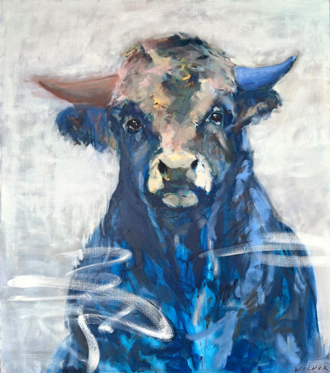 Blue Cow by Amanda Wilner 