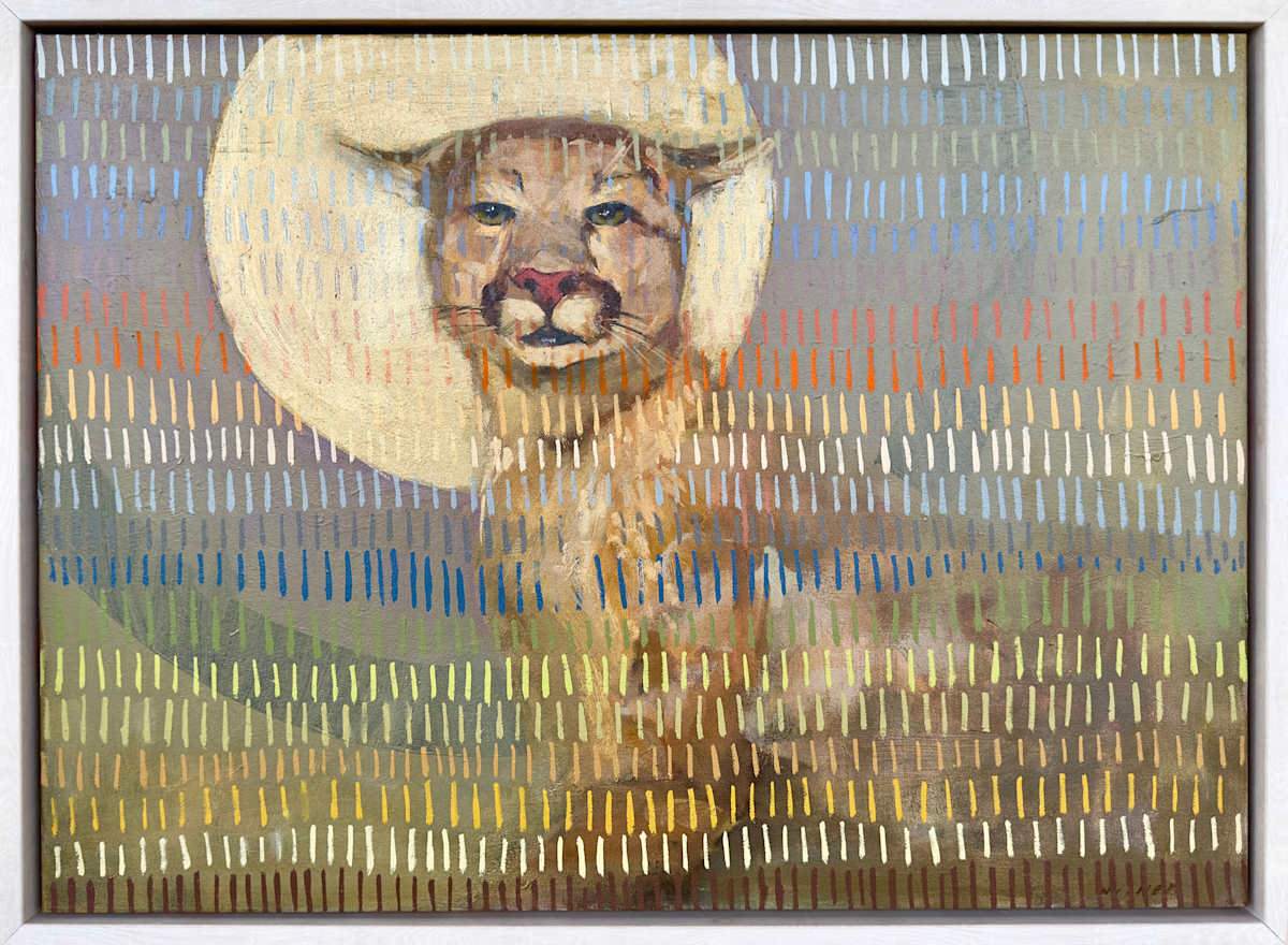 Cougar with Setting Sun by Amanda Wilner, Image 1.