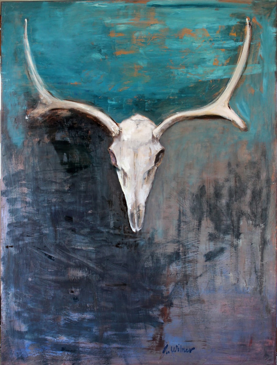 deer skull by Amanda Wilner 