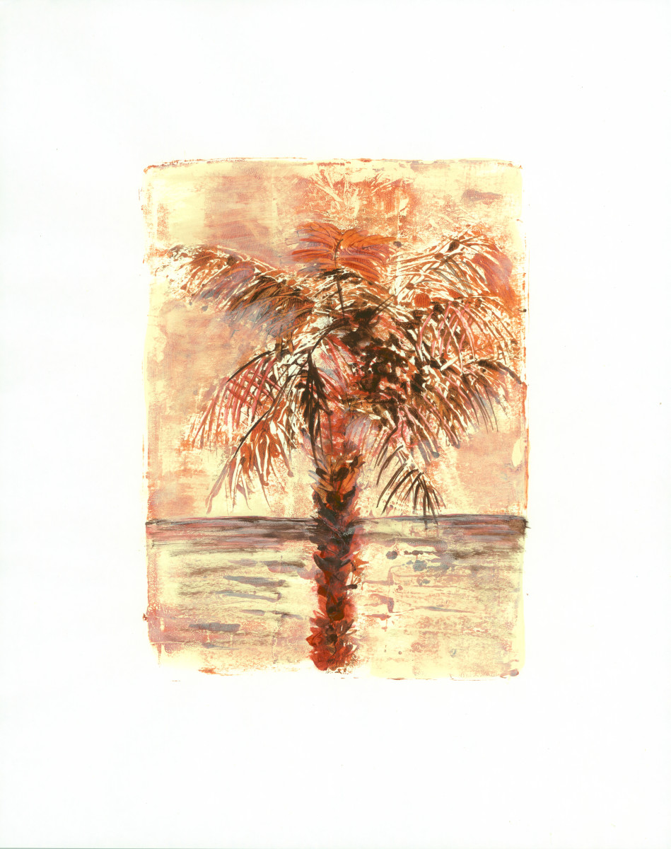 Sultry Palm 1 by Rebecca Zdybel 