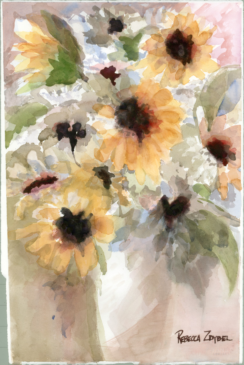 Sunflowers for Janet by Rebecca Zdybel 