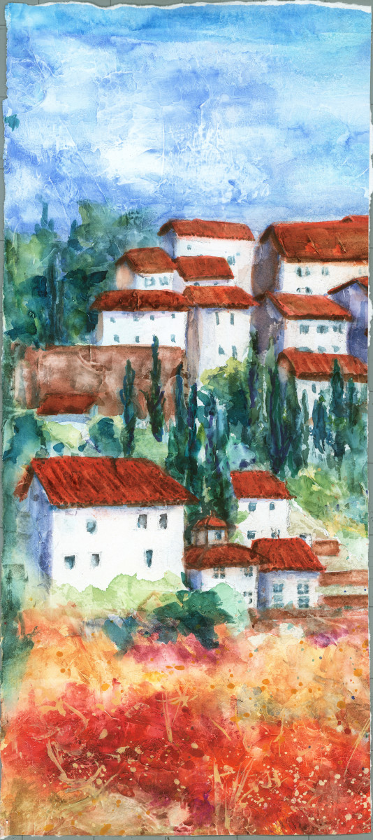 Tuscan Hillside by Rebecca Zdybel, Image 1.