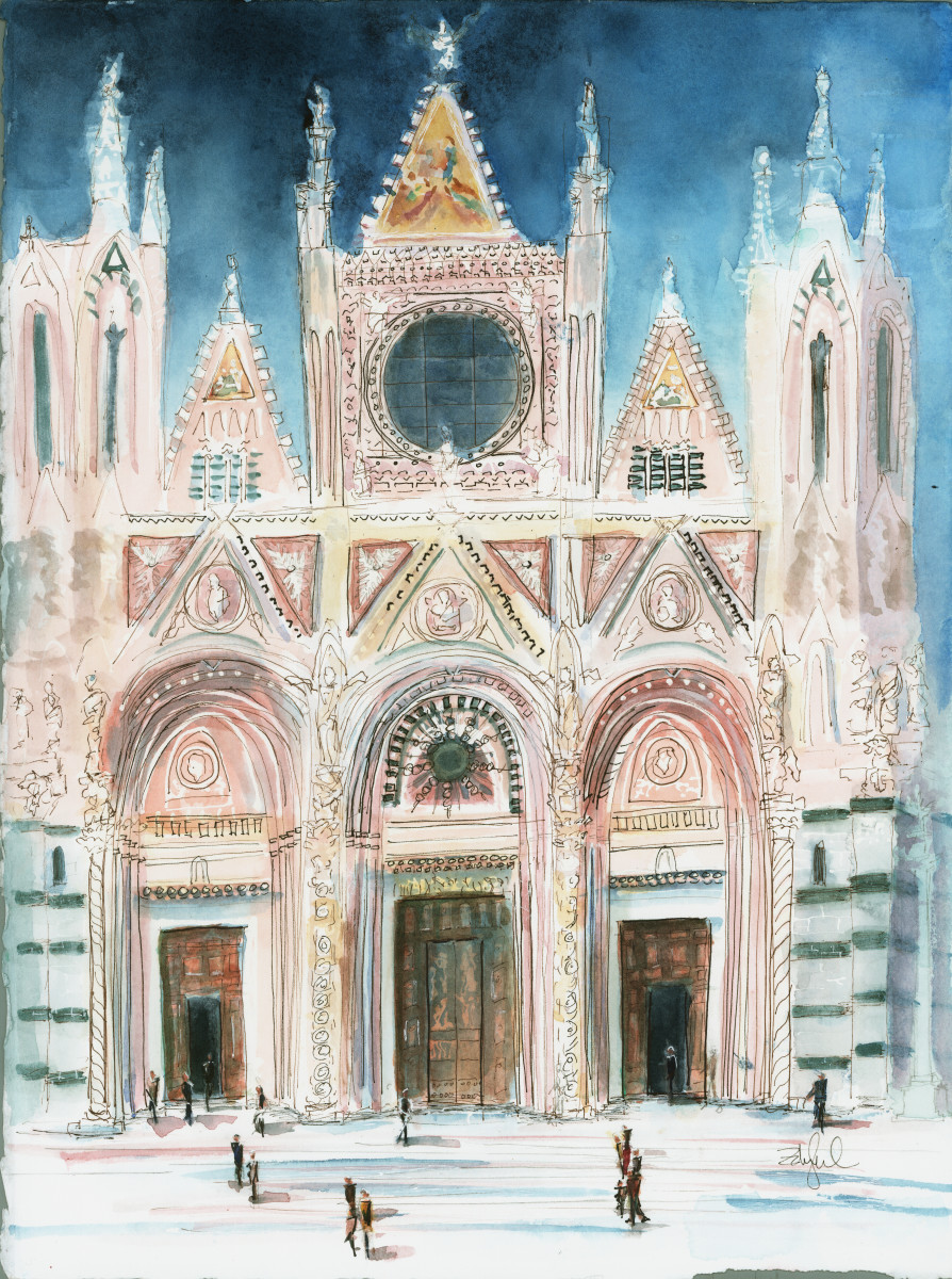 Siena Duomo by Rebecca Zdybel 