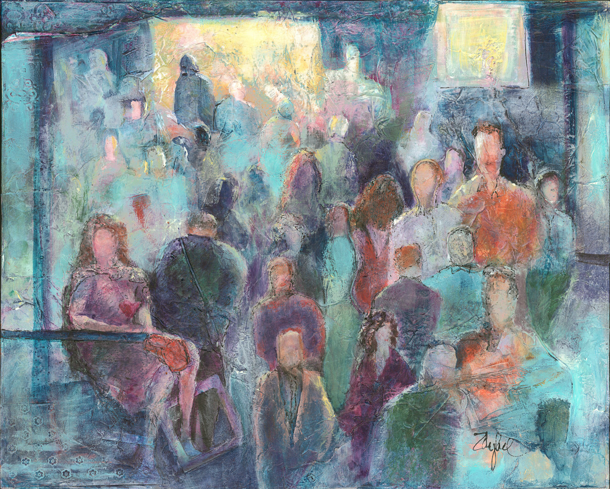 Alone in a Crowd by Rebecca Zdybel 