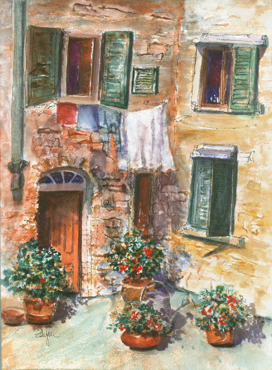 Castellina Corner by Rebecca Zdybel 