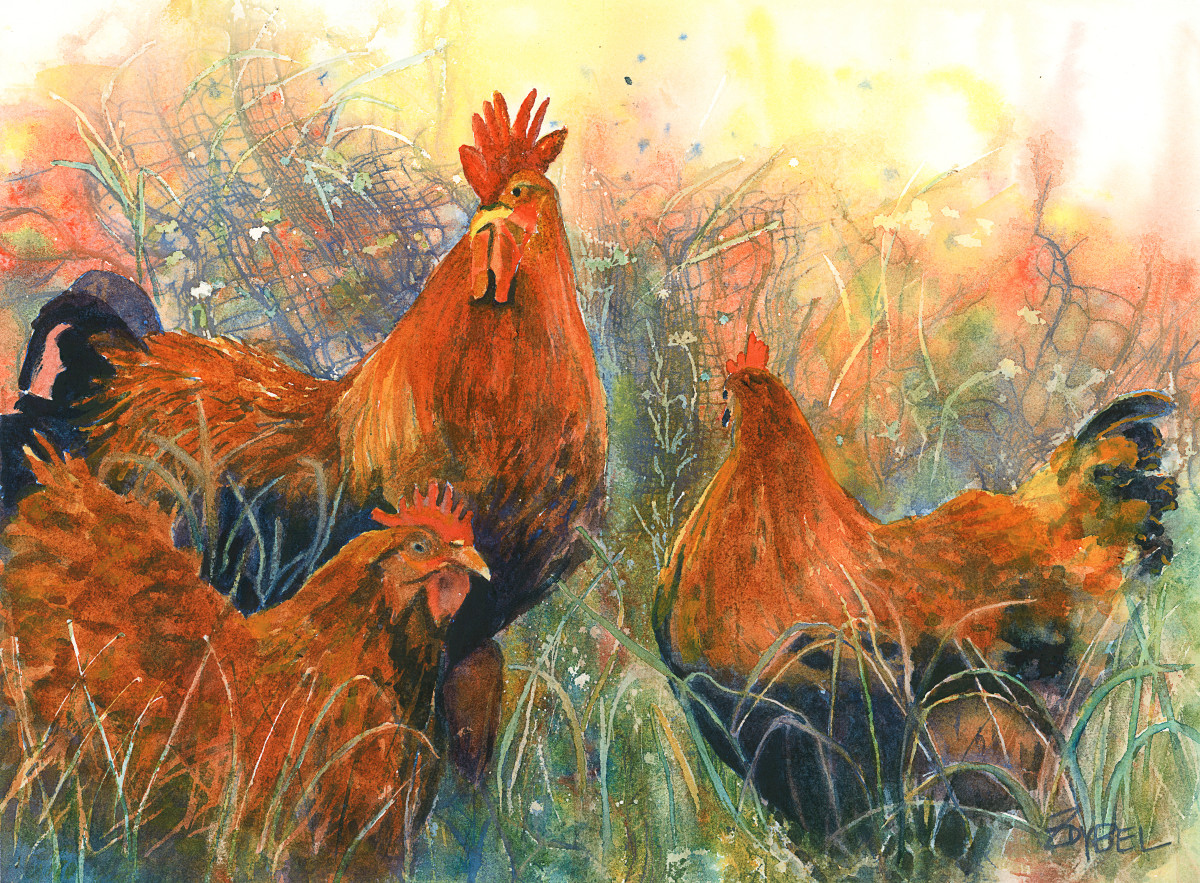 Rooster's Fantasy by Rebecca Zdybel, Image 1.