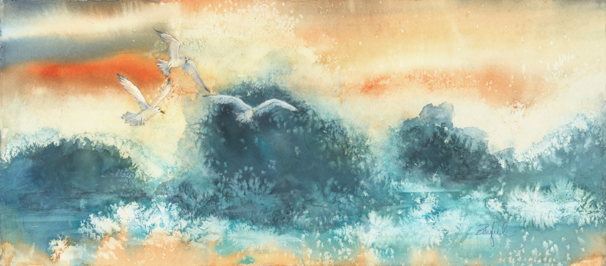 Wings & Waves 3 by Rebecca Zdybel, Image 1.