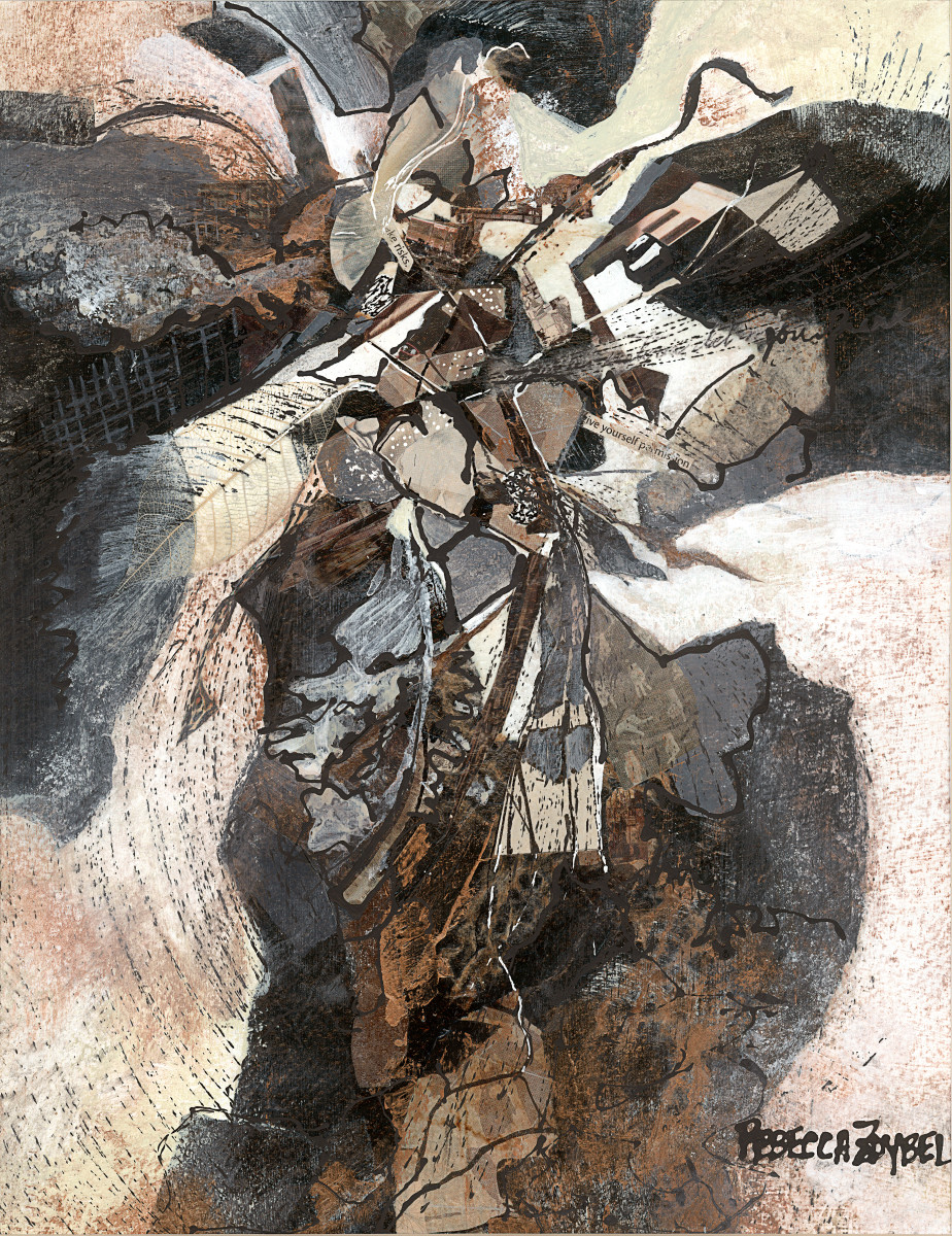 Give Yourself Permission Again- Framed by Rebecca Zdybel, Image 1.