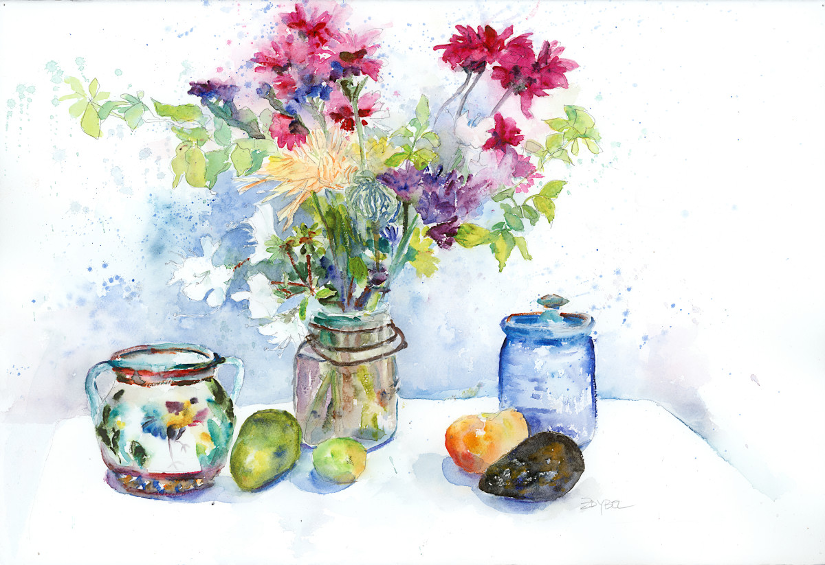 Still Life with Avocado by Rebecca Zdybel, Image 1.