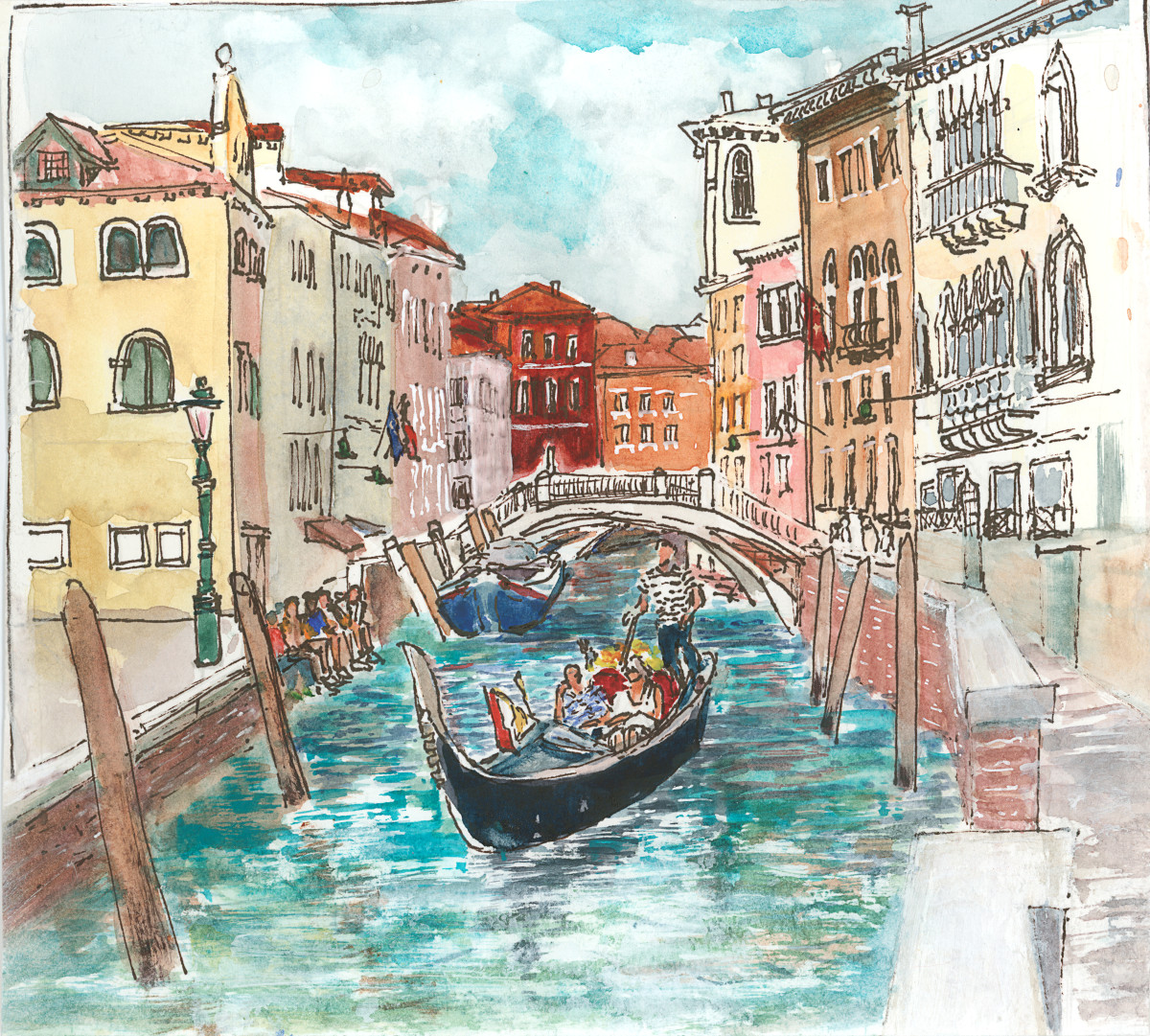 Venetian Cruise by Rebecca Zdybel 
