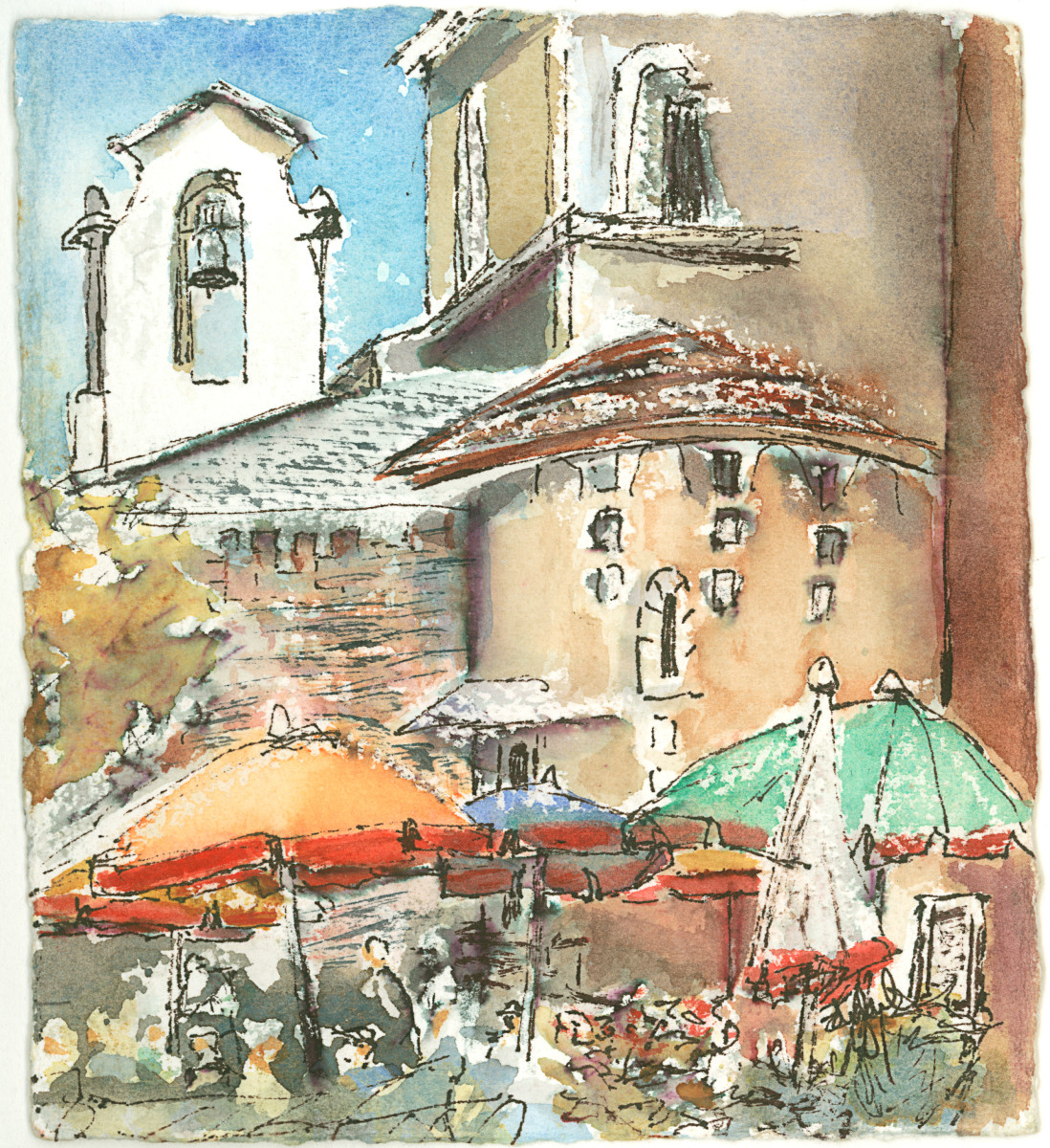 Vernazza Square by Rebecca Zdybel 