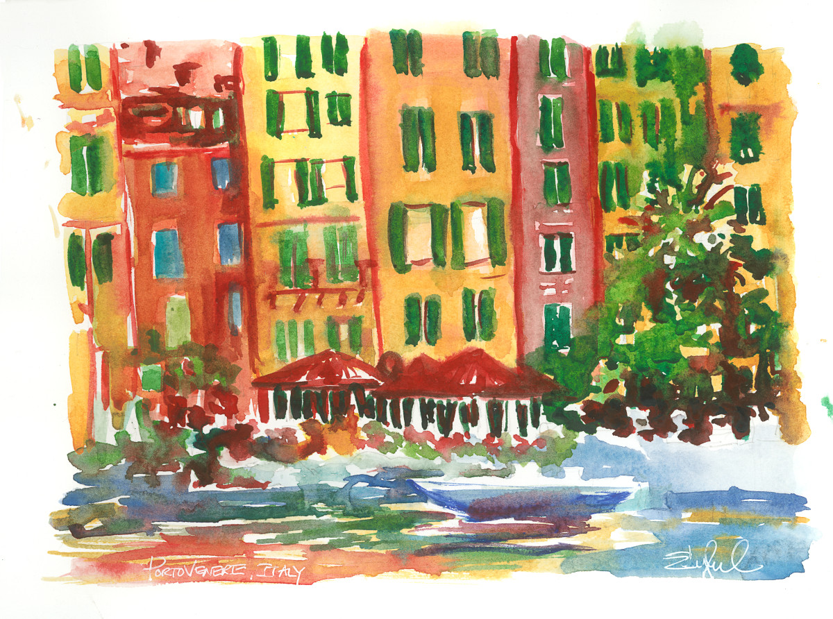 Portovenere Impression by Rebecca Zdybel, Image 1.