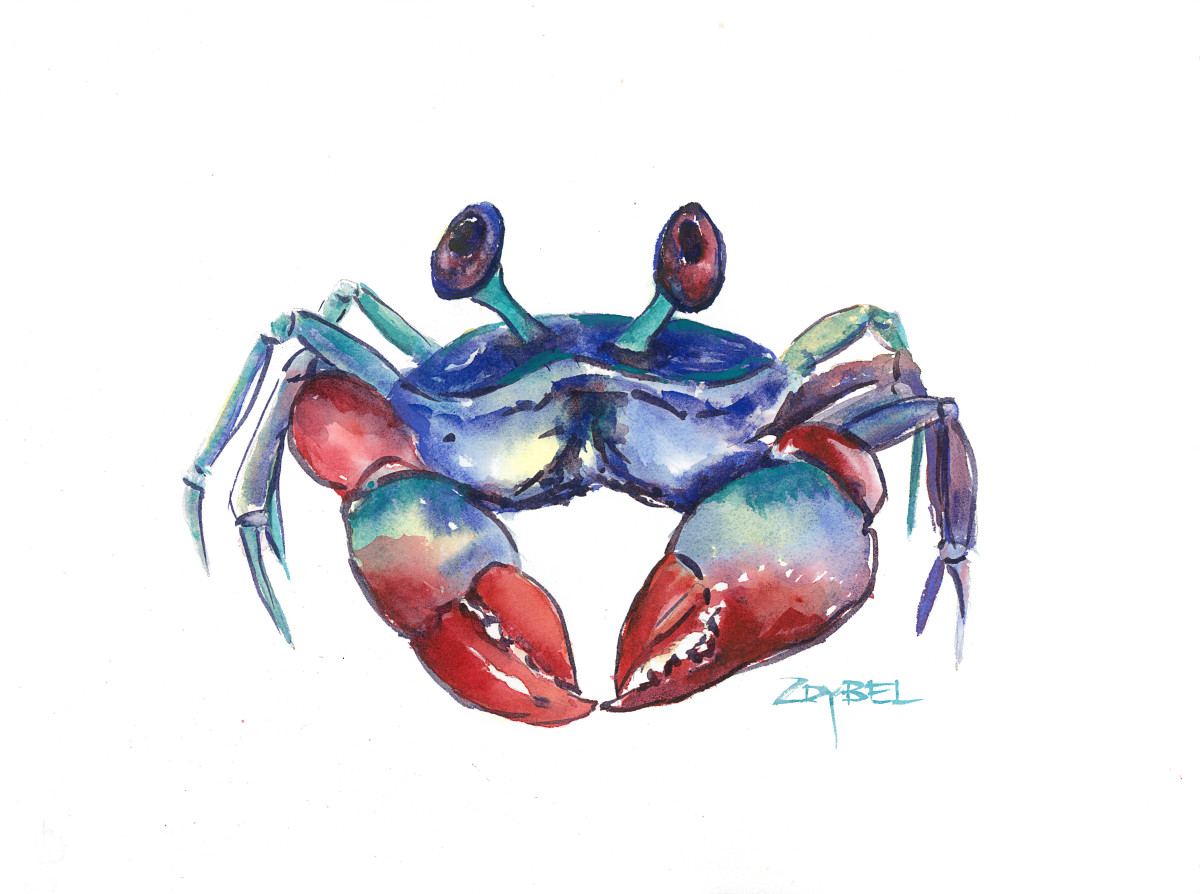 Blue Crab Blues by Rebecca Zdybel 
