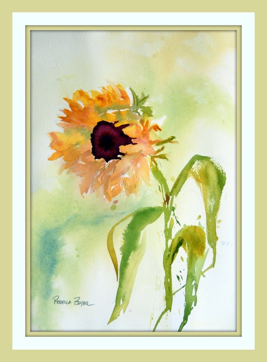 Sunflower for Paige by Rebecca Zdybel 