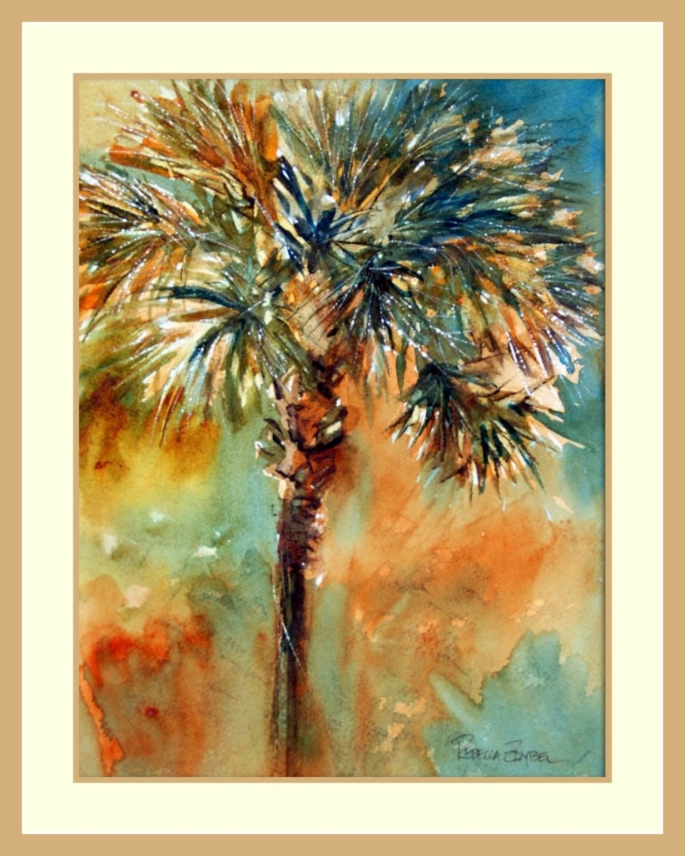 Manasota Key Palm 2 by Rebecca Zdybel 