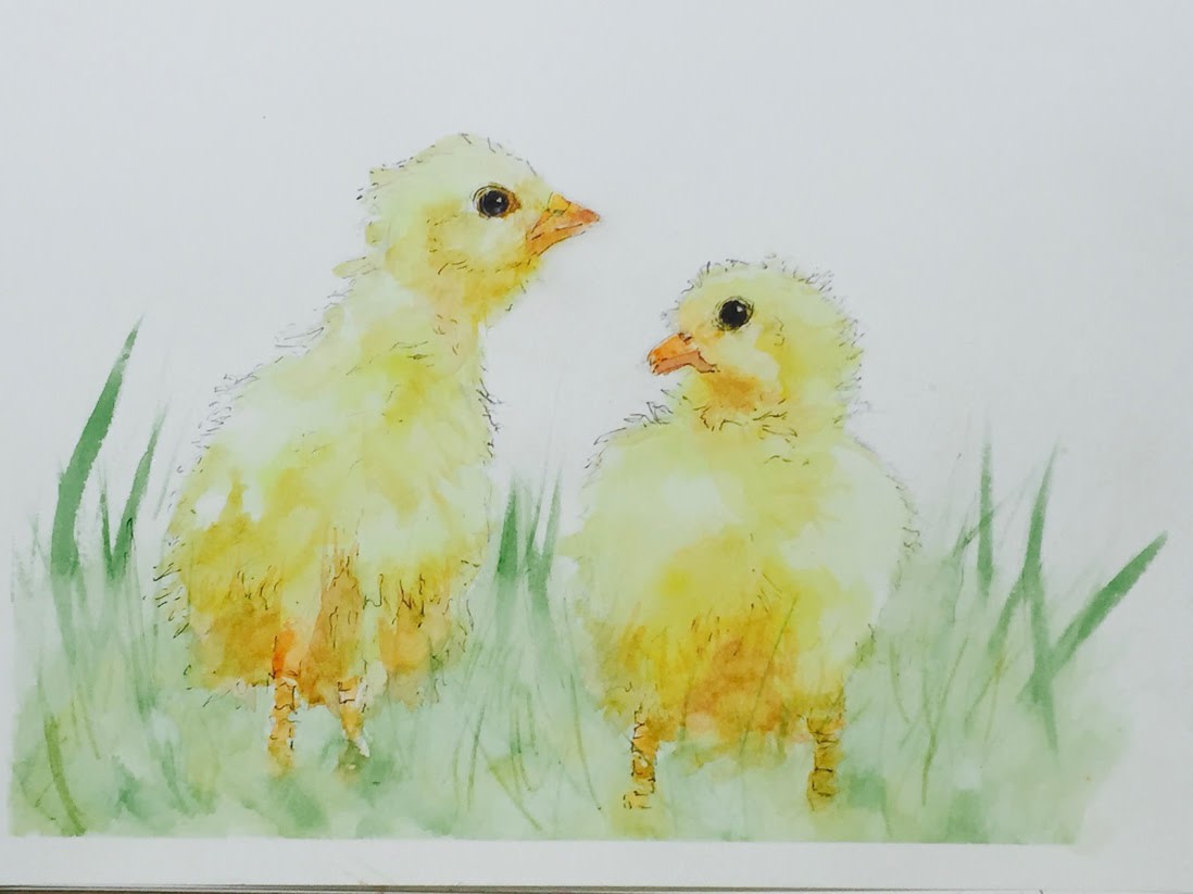 Chick Duo by Rebecca Zdybel 