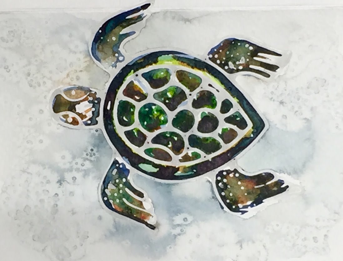 Batik Turtle by Rebecca Zdybel, Image 1.