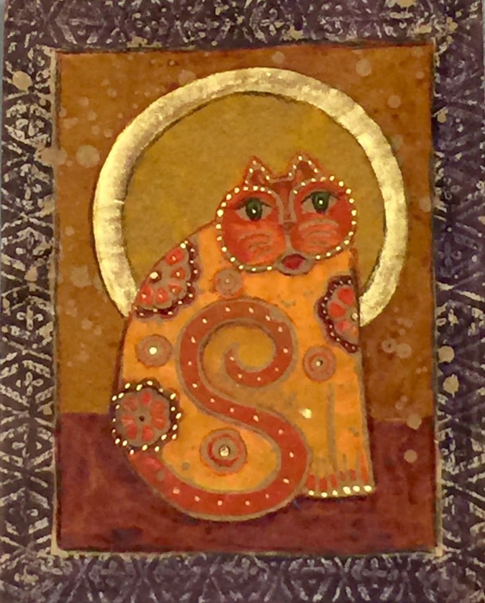 Batik Cat Icon by Rebecca Zdybel 