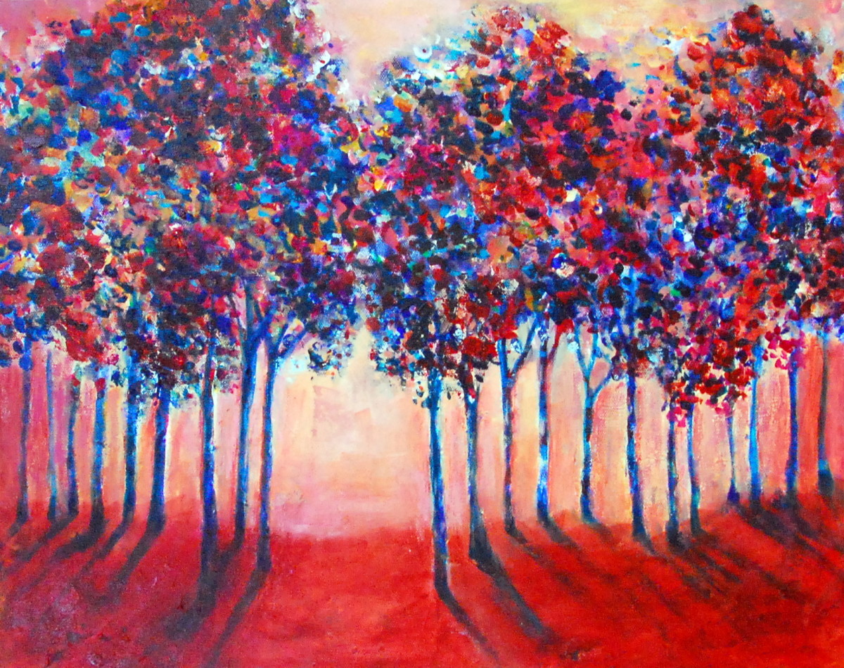 Abstract Trees by Rebecca Zdybel, Image 1.