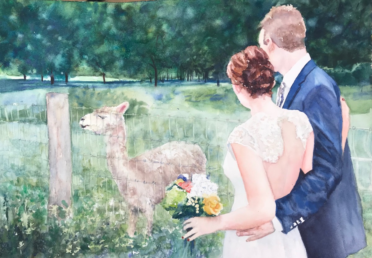 Wedding Commission by Rebecca Zdybel 