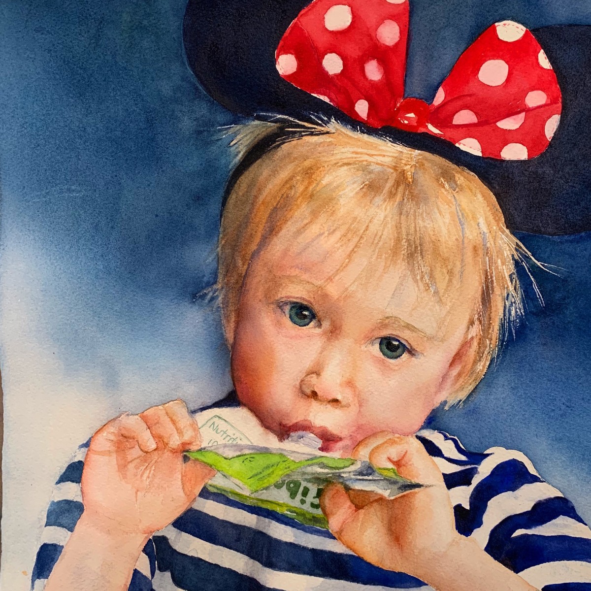 Sippin' in Stripes and Polkadots by Rebecca Zdybel, Image 1.