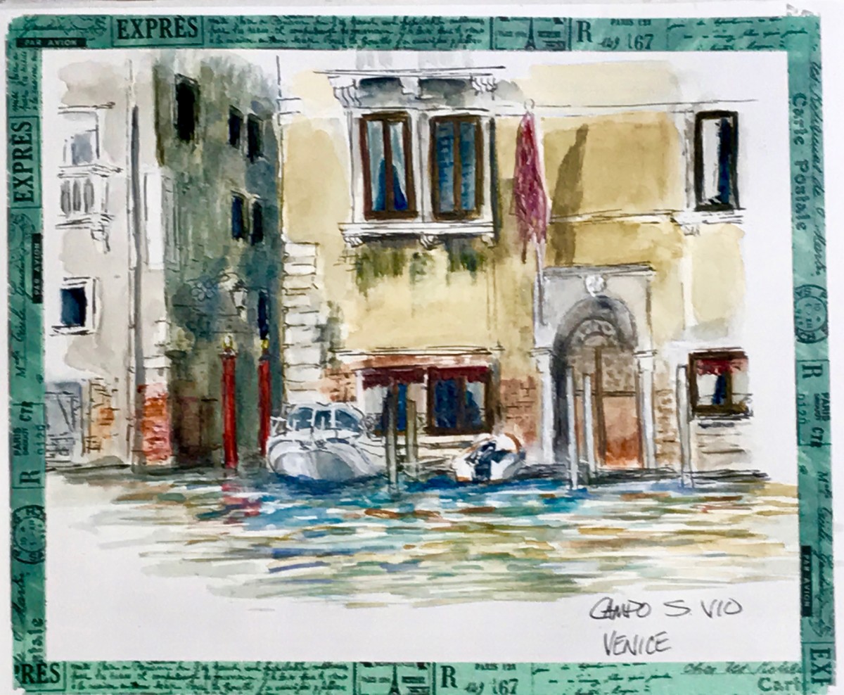 Campo S. Vio Venice by Rebecca Zdybel 