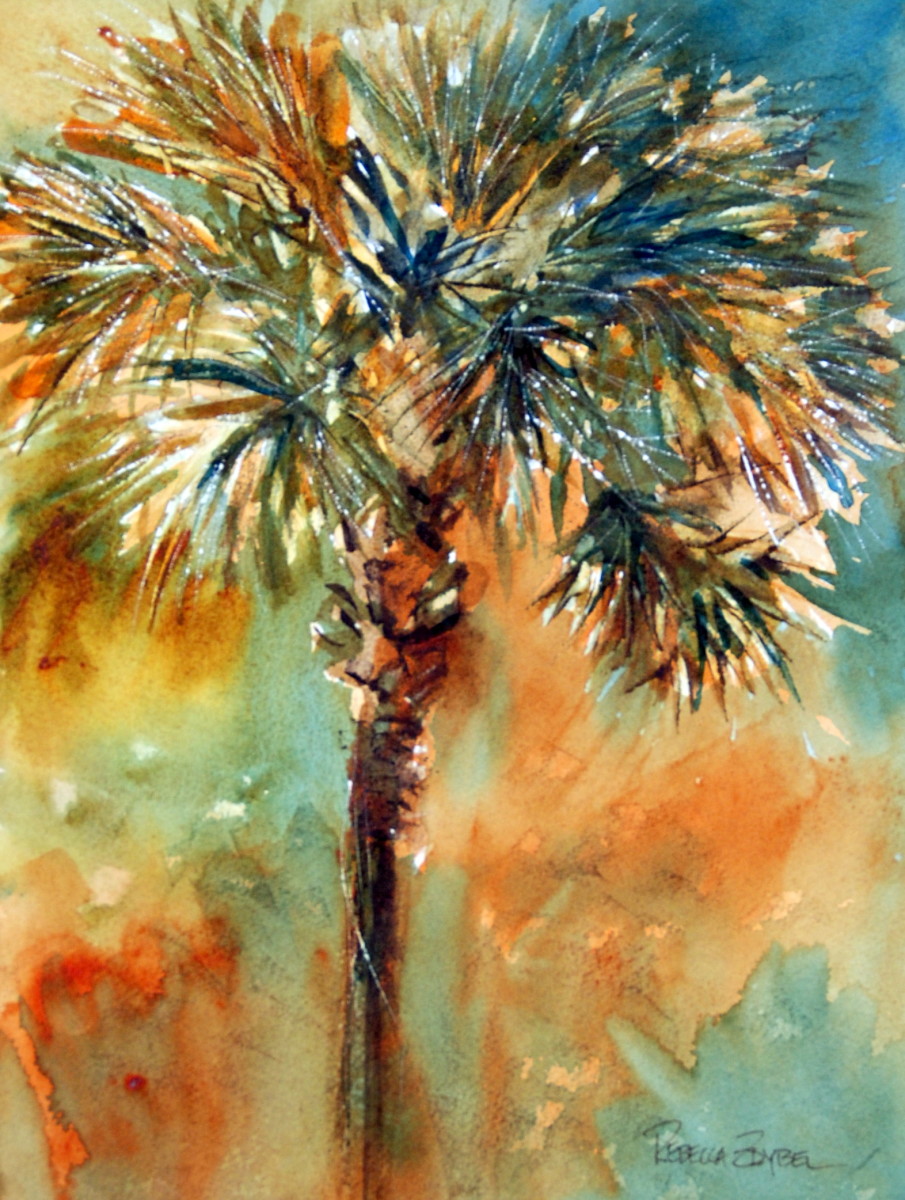 golden Palm by Rebecca Zdybel 