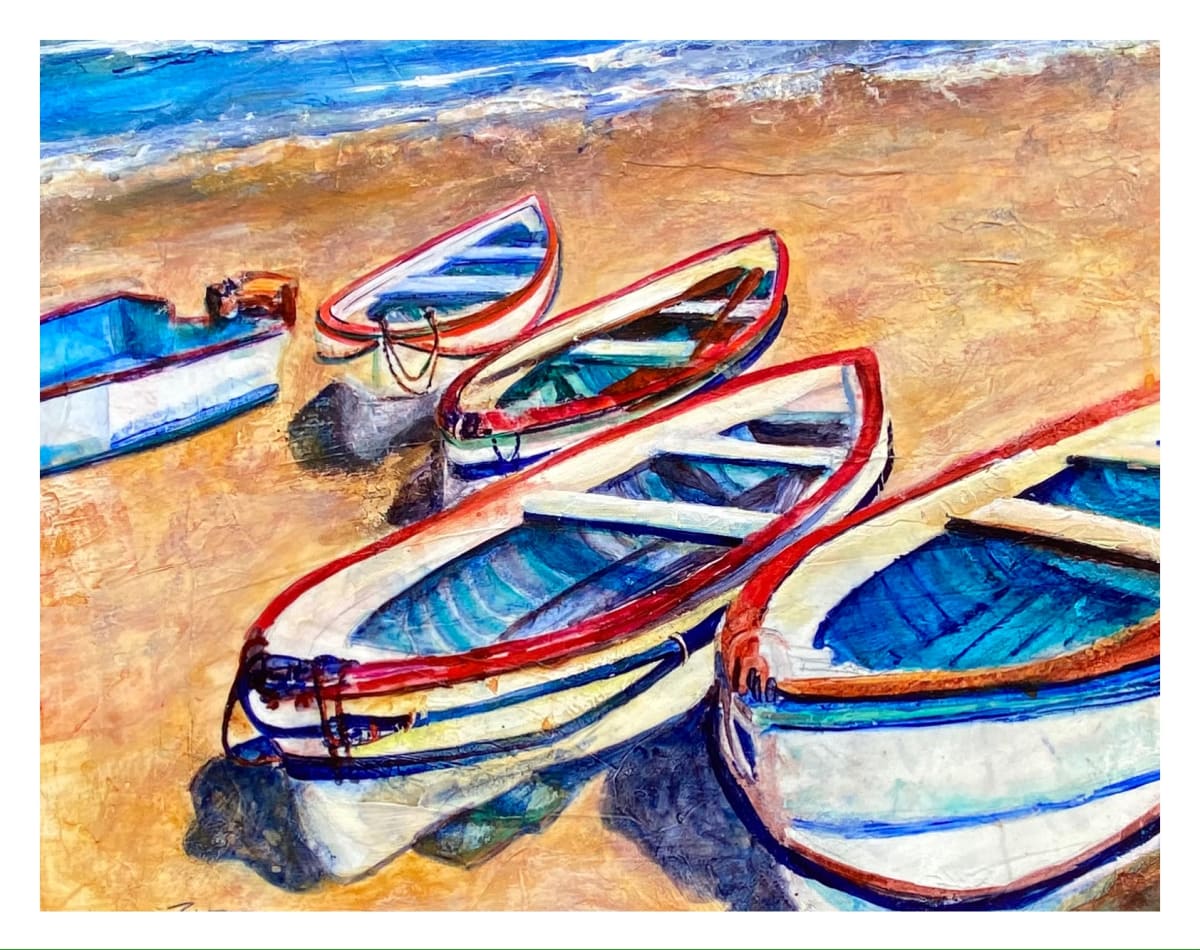 Beached Boats by Rebecca Zdybel 