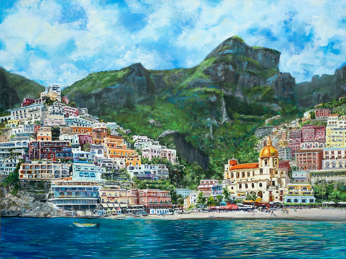 Positano Remembered - Kelley Commission, Image 1.